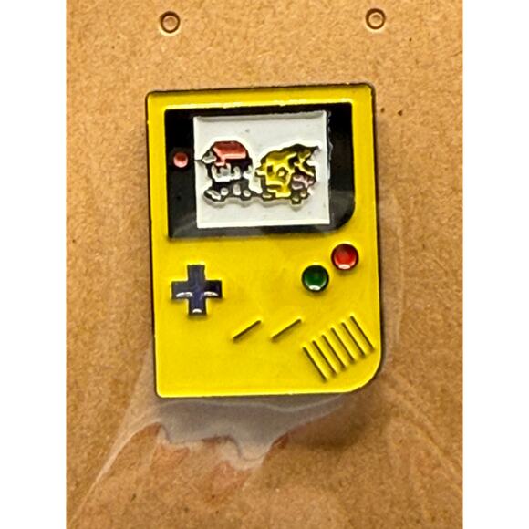 Pokemon Enamel Pin - Ash Ketchum - Pikachu - Gameboy Color - Picture 1 of 3